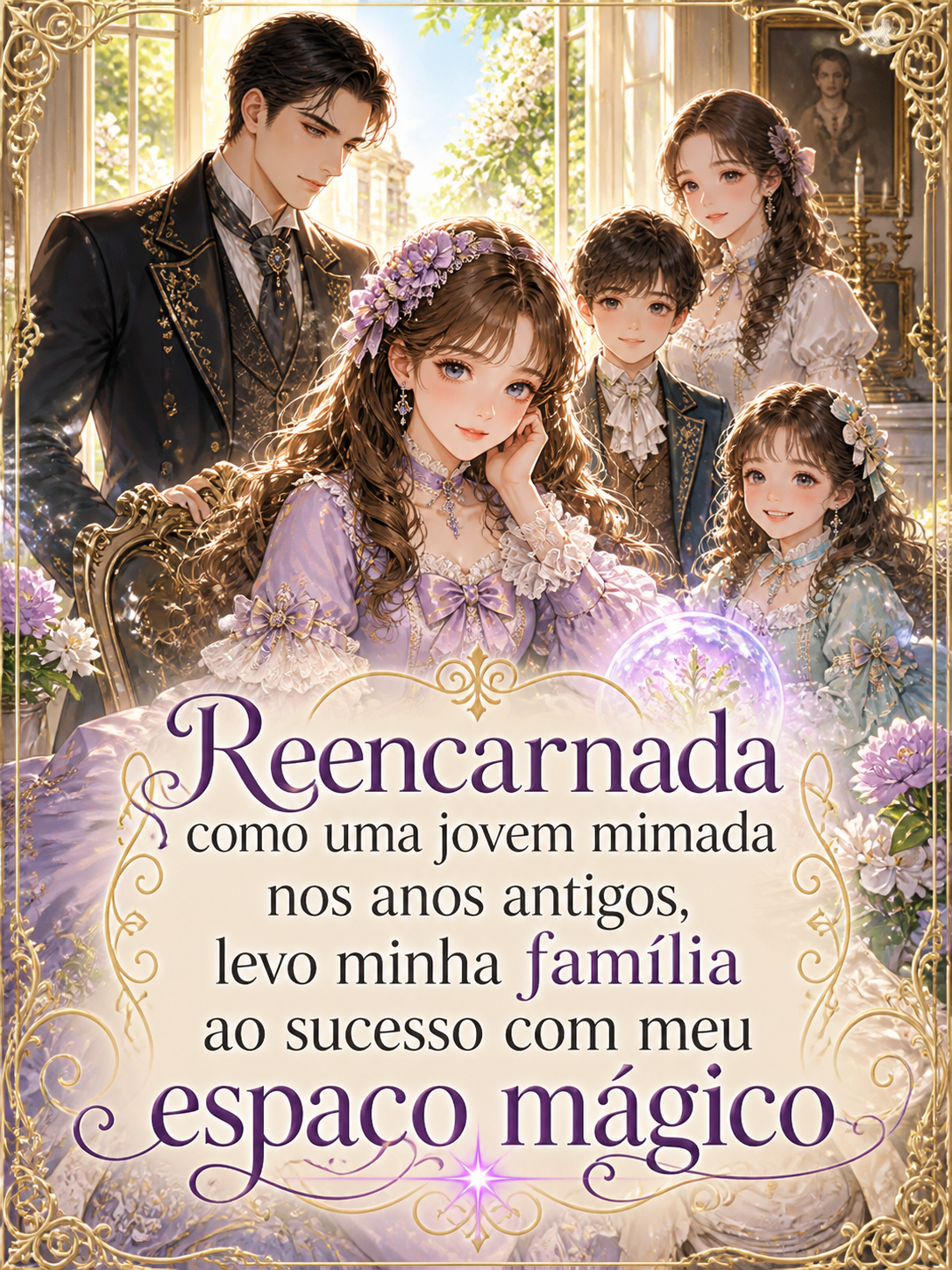 Reencarnada como uma jovem mimada nos anos antigos, levo minha família ao sucesso com meu espaço mágico