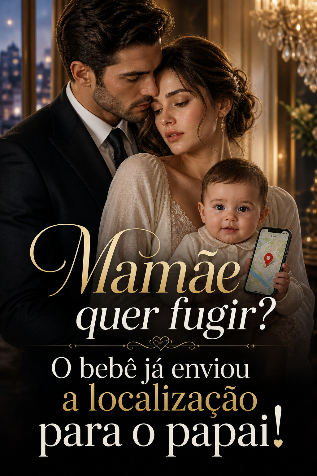 Mamãe quer fugir? O bebê já enviou a localização para o papai!
